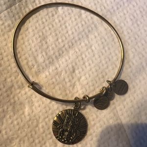 Gold Hand of Fatima Alex & Ani bracelet